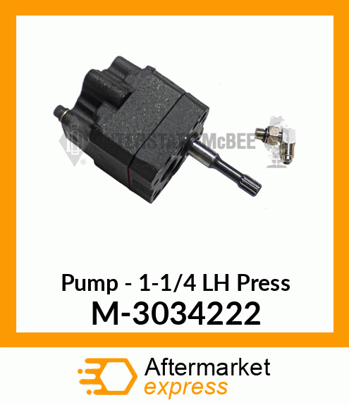 Pump - 1-1/4" LH Press M-3034222