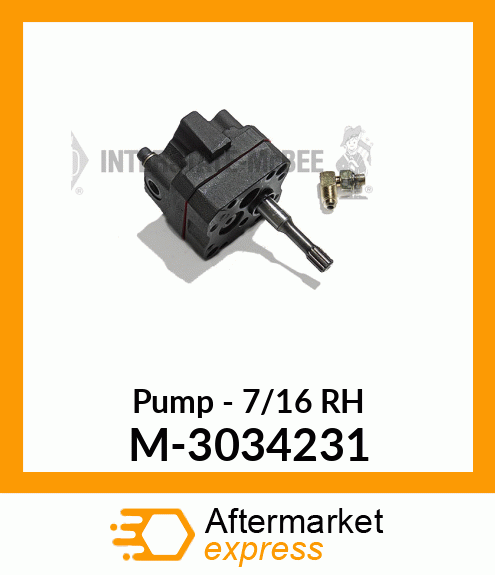 Pump - 7/16" RH M-3034231