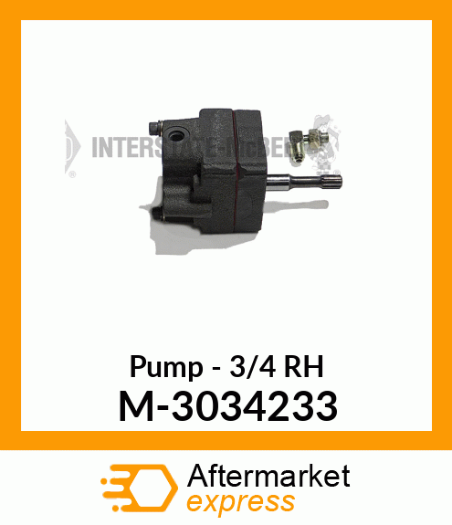 Pump - 3/4" RH M-3034233