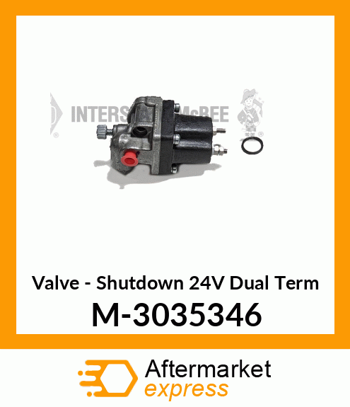 Valve - Shutdown 24V Dual Term M-3035346