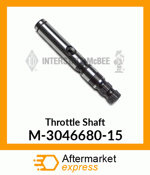 Throttle Shaft M-3046680-15