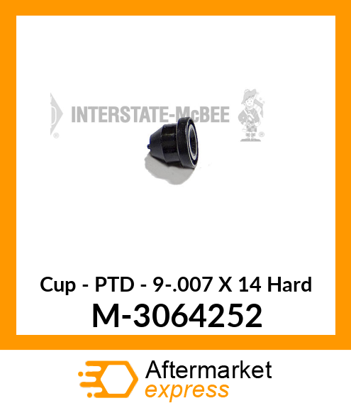 Cup - PTD - 9-.007 X 14° Hard M-3064252