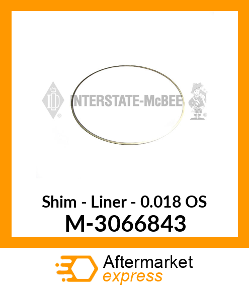 Shim - Liner - .018 Os M-3066843