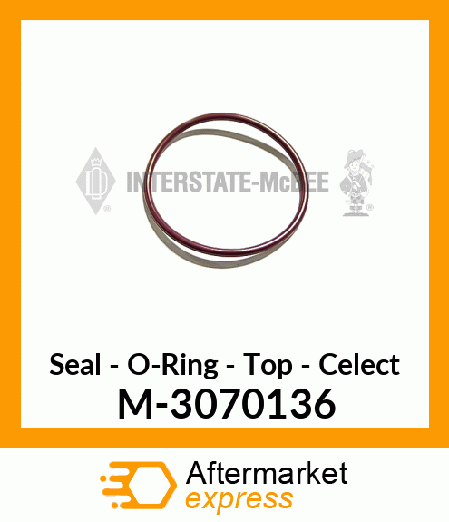 Seal - O-Ring - Top - Celect M-3070136