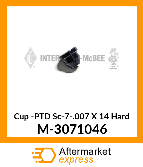 Cup -PTD Sc-7-.007 X 14° Hard M-3071046