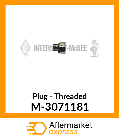 Plug - Threaded M-3071181