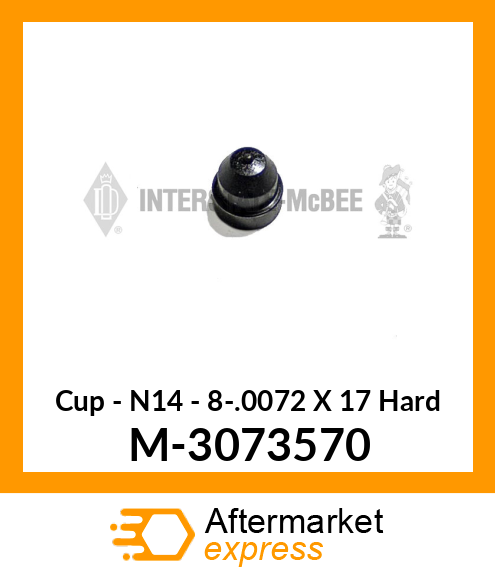 Cup - N14 - 8-.0072 X 17° Hard M-3073570