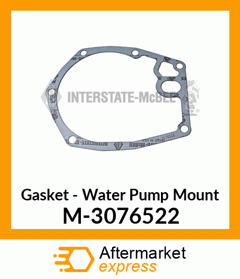 Gasket - Water Pump Mouting M-3076522