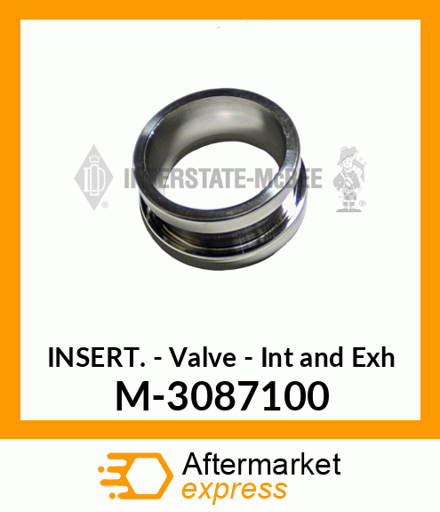 Insert - Valve - Int & Exh M-3087100