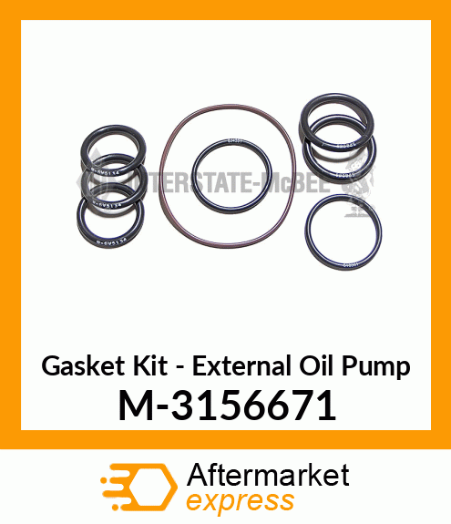 Gasket Set - External Oil Pump M-3156671