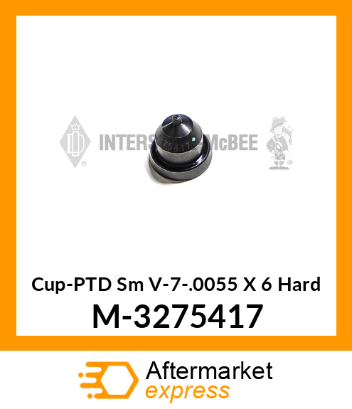 Cup-PTD Sm V-7-.0055 X 6° Hard M-3275417