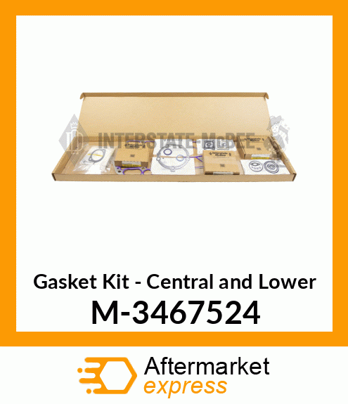 Gasket Set, Central & Lower M-3467524