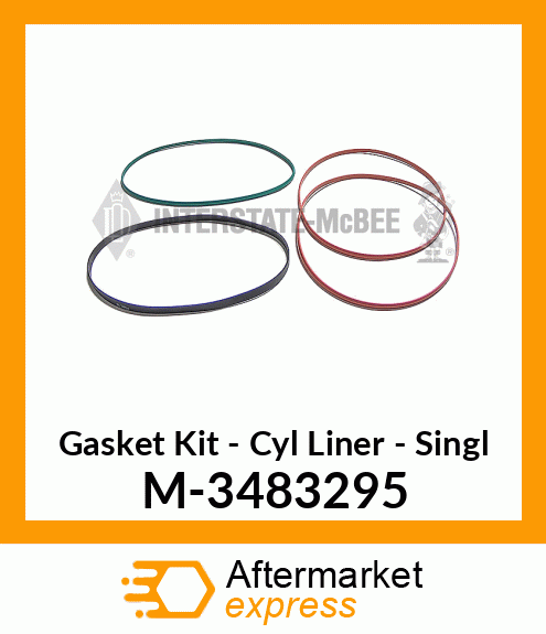 Gasket Set - Single CYL Liner M-3483295