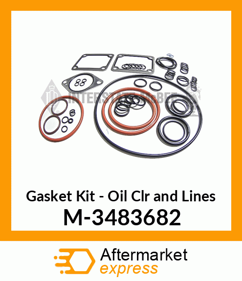 Gasket Set - Oil Cooler&Lines M-3483682