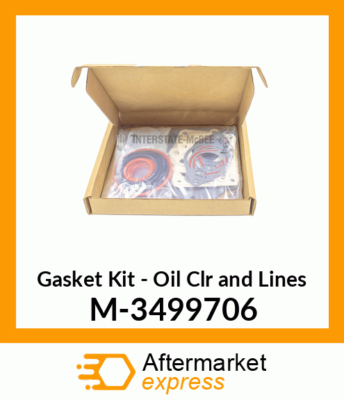 Gasket Set - Oil Cooler &Lines M-3499706