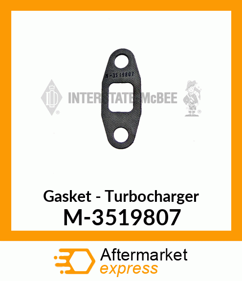 Gasket - Turbocharger M-3519807