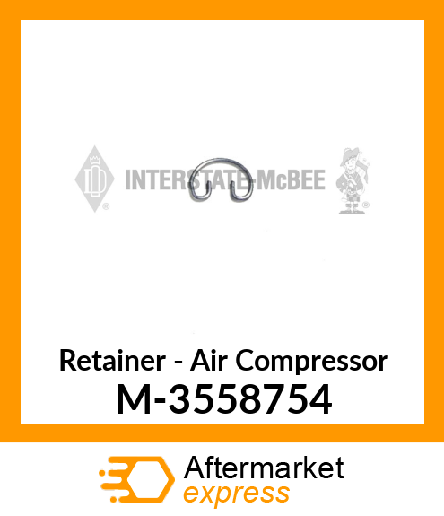 Retainer - Air Compressor M-3558754