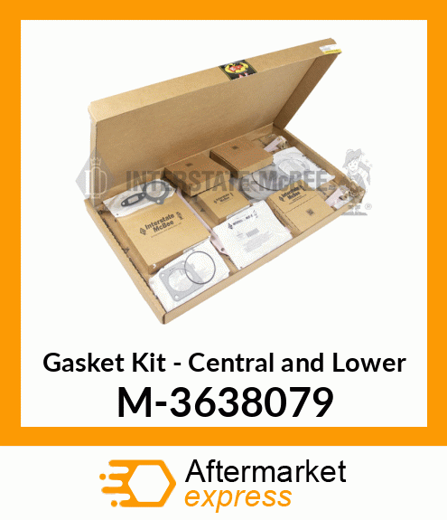 Gasket Set - Central and Lower M-3638079