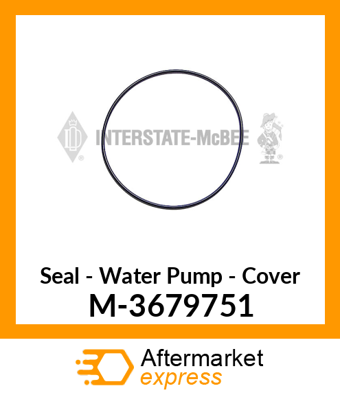 Seal - Water Pump Cover M-3679751