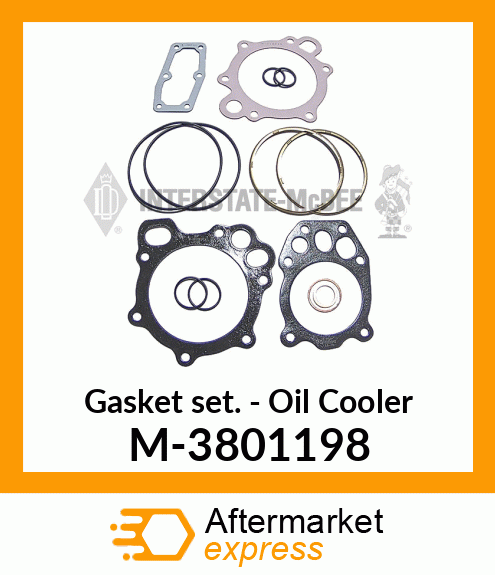 Gasket Set - Oil Cooler M-3801198