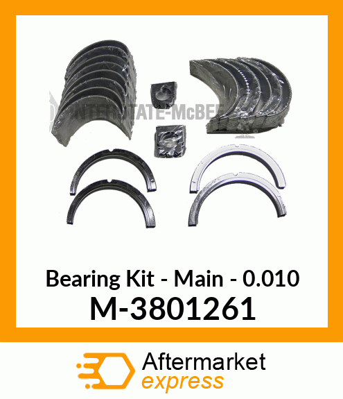 Set - Main Bearing - .010 M-3801261