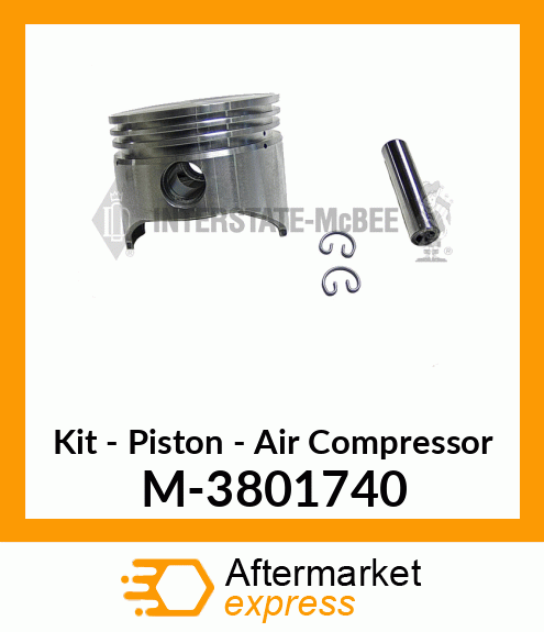 Kit - Piston - Air Compressor M-3801740