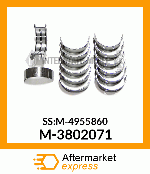 Set - Main Bearing - .010 M-3802071