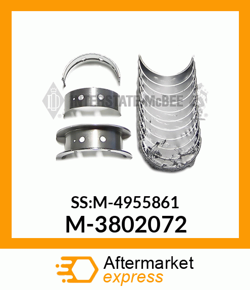 Set - Main Bearing - .020 M-3802072