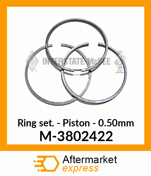 Ring Set - Piston - .50mm M-3802422