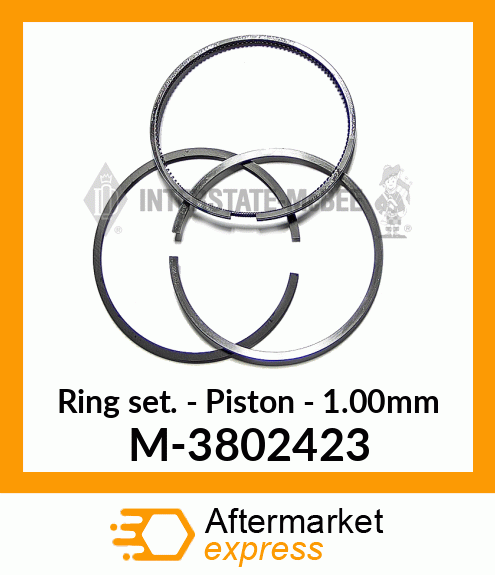 Ring Set - Piston - 1.00mm M-3802423