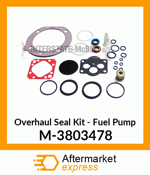 Overhaul Seal Kit - Fuel Pump M-3803478