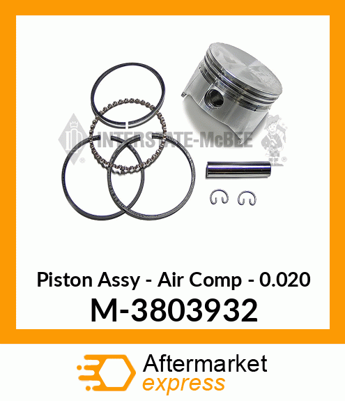 Piston Assy - Air Comp - .020 M-3803932