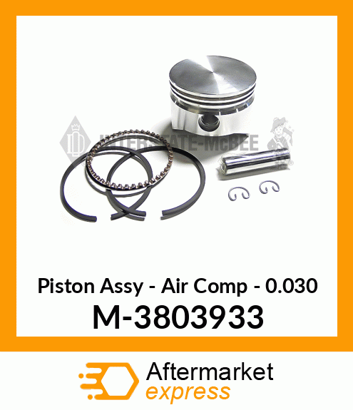 Piston Assy - Air Comp - .030 M-3803933