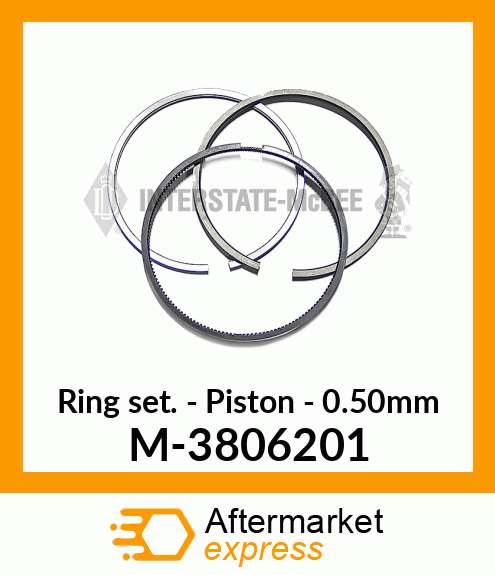 Ring Set - Piston - .50mm M-3806201