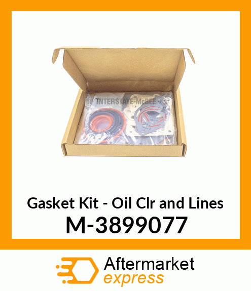 Gasket Set, Oil Cooler & Lines M-3899077