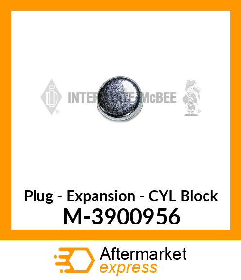 Plug - Expansion - CYL Block M-3900956