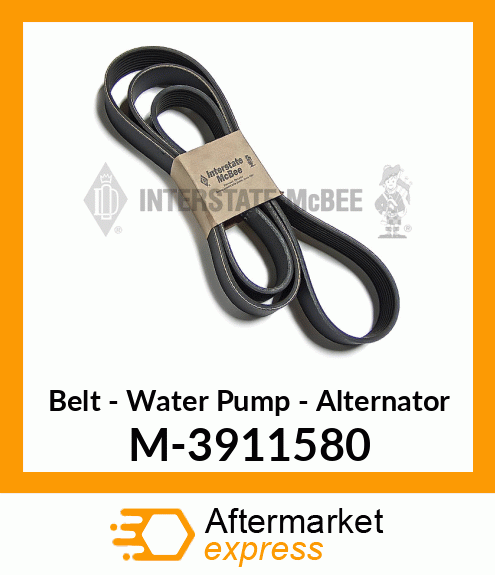 Belt - Waterpump/Alternator M-3911580