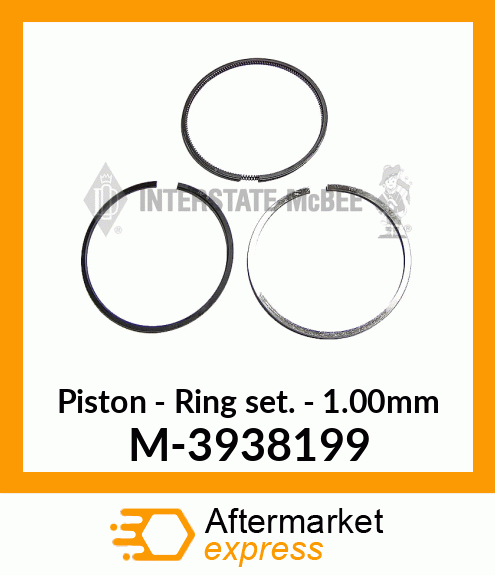 Ring Set - Piston - 1.00mm M-3938199