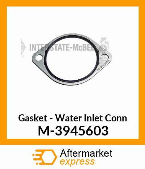 Gasket -Water Inlet Connection M-3945603