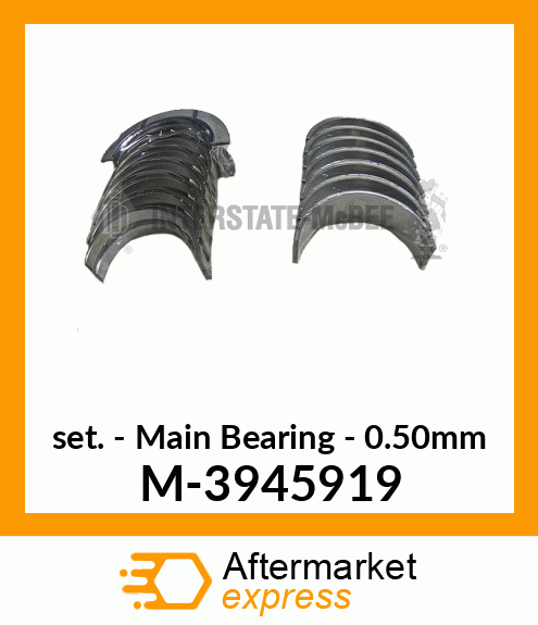 Set - Main Bearing - .50mm M-3945919