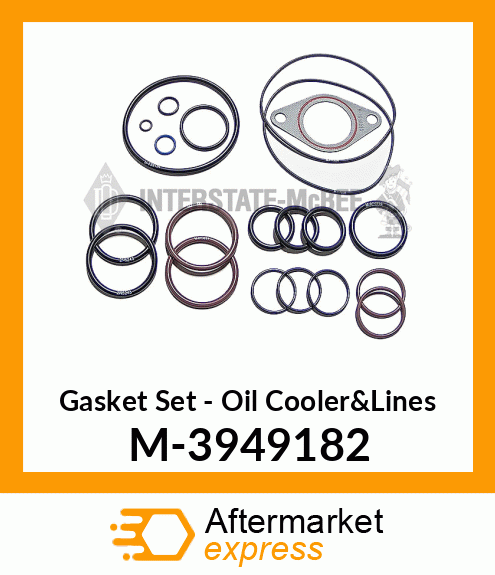 Gasket Set - Oil Cooler&Lines M-3949182