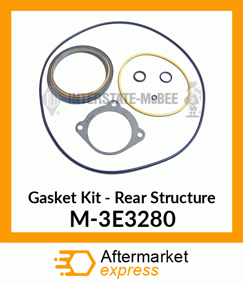 Gasket Set - Rear Structure M-3E3280