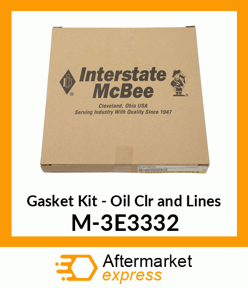 Gasket Set - Oil Cooler&Lines M-3E3332