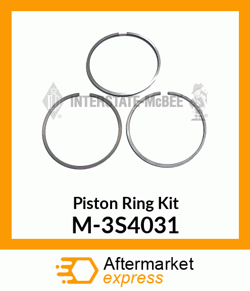 Ring Set - Piston M-3S4031