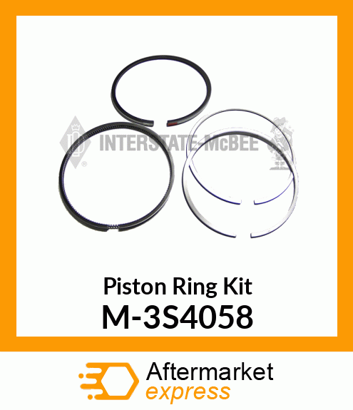 Ring Set - Piston M-3S4058