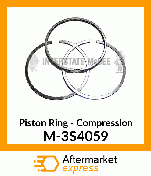 Ring - Piston - Compression M-3S4059