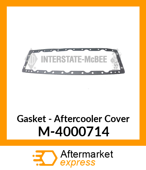 Gasket - Aftercooler Cover M-4000714