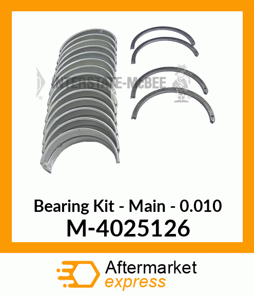 Set - Main Bearing - .010 M-4025126