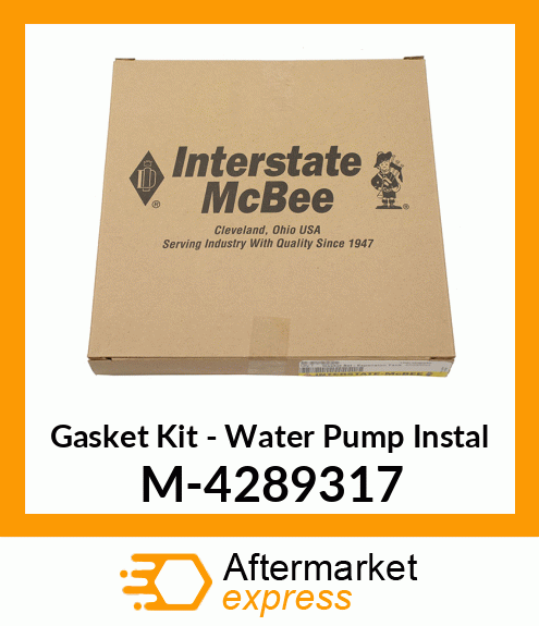 Gasket Set - Water Pump Inst M-4289317