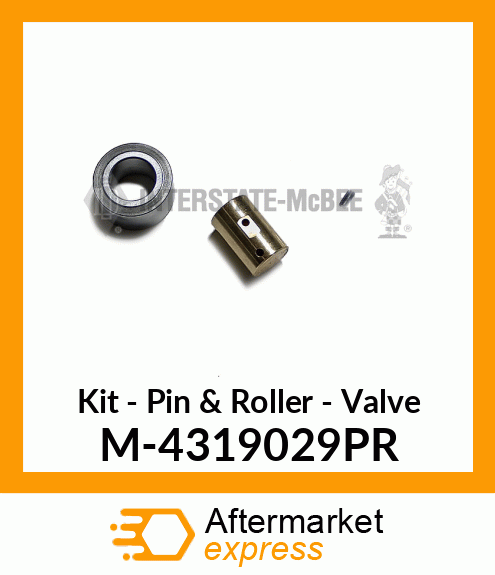 Kit - Pin & Roller - Valve M-4319029PR